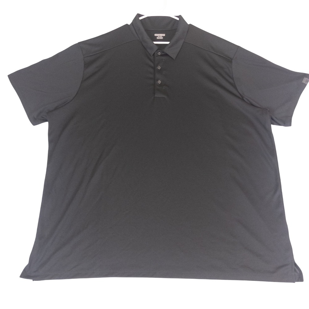 OGIO Mens 4XL Black Performance Polo Shirt Short Sleeve Golf Activewear